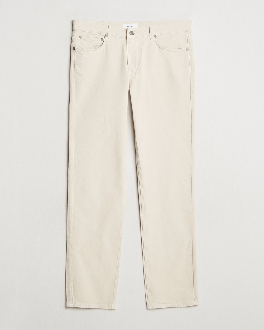 NN07 Tony 5-Pocket Pants Ivory – Blanco