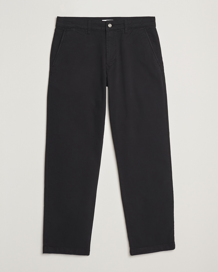 NN07 Aden Regular Fit Chinos Black – Negro