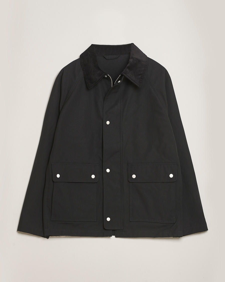 NN07 Glenn Brittish Millrain Jacket Black – Negro