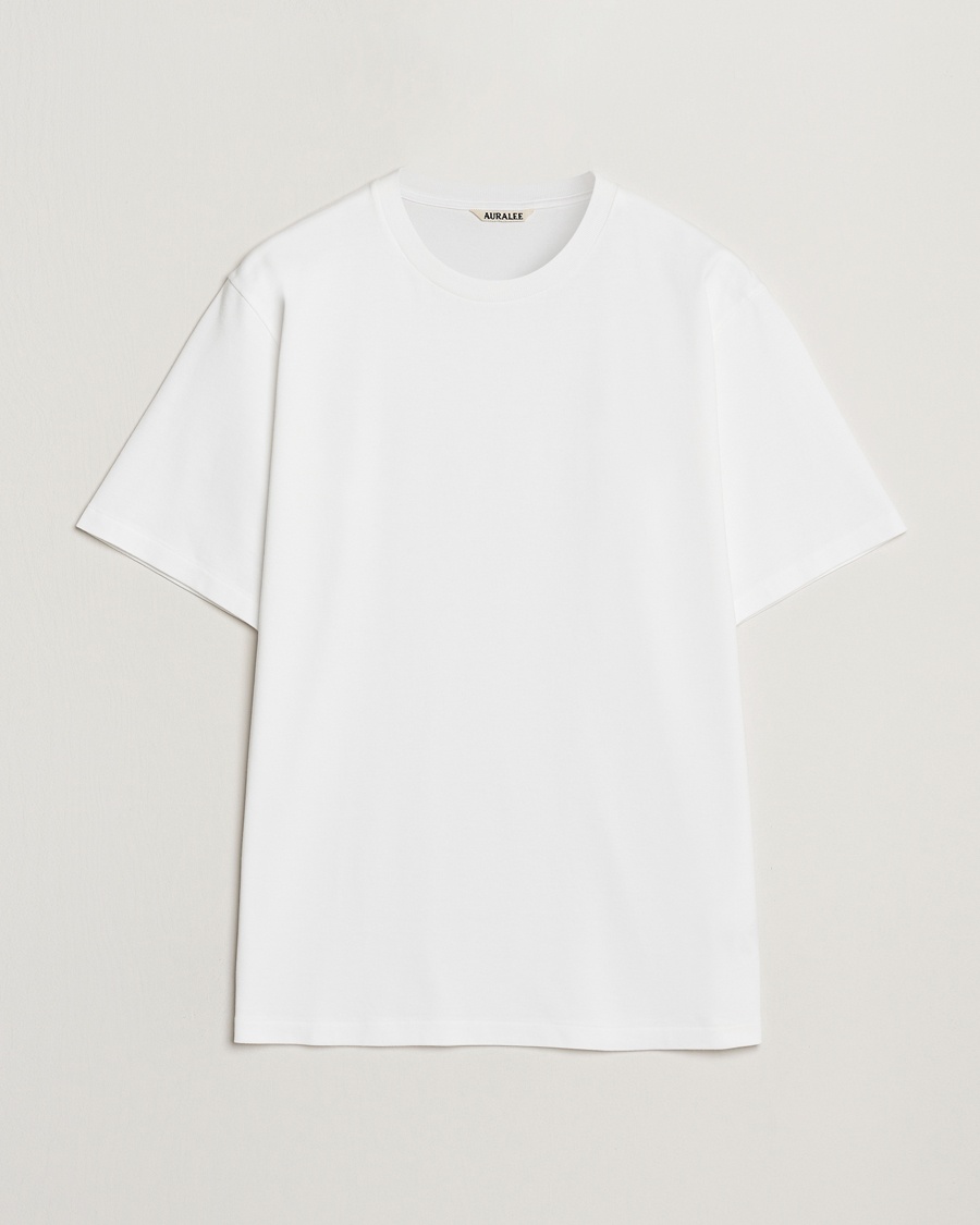 Auralee Luster Plating T-Shirt White – Blanco