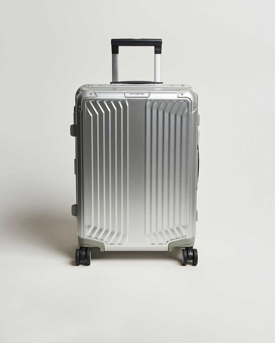 Samsonite Lite-Box Alu Spinner Carry-On Aluminium – Plata