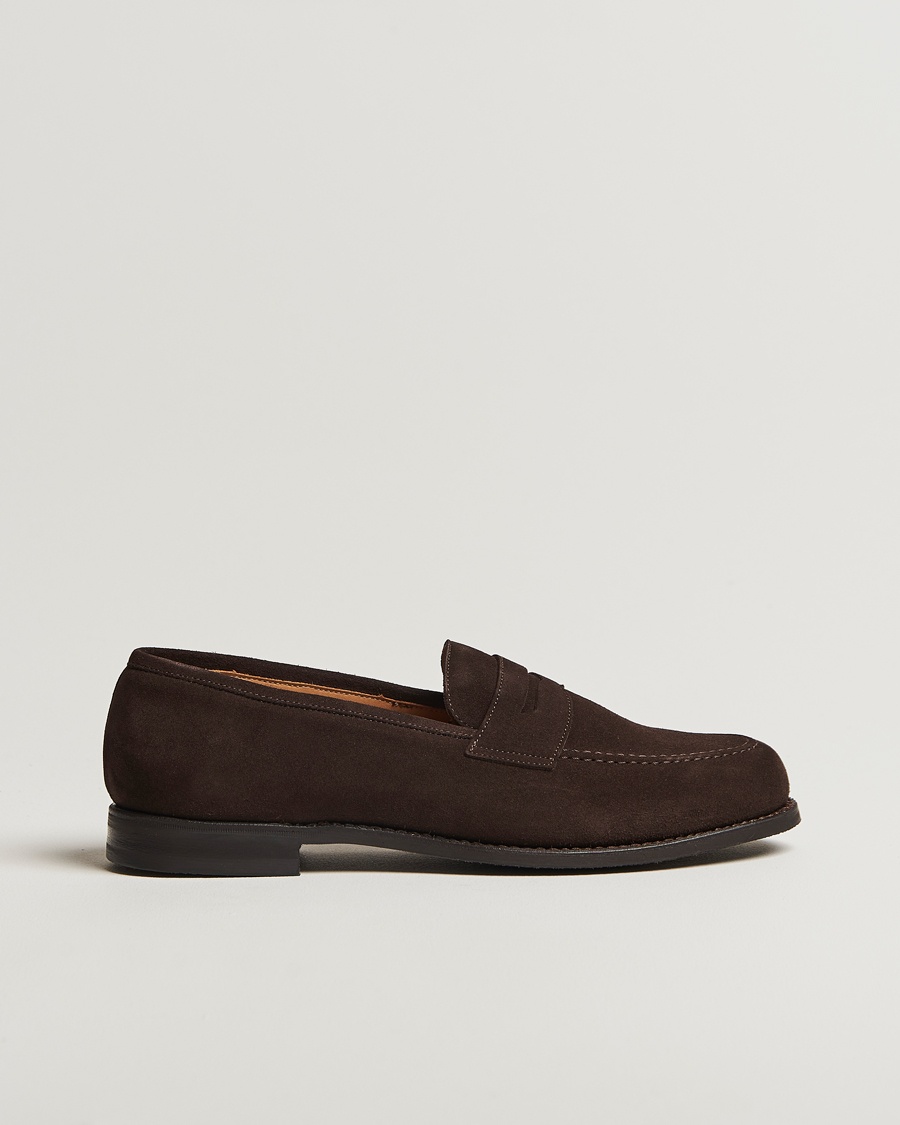 Myrqvist Stenhammar II Loafer Dark Brown Suede – Marrón