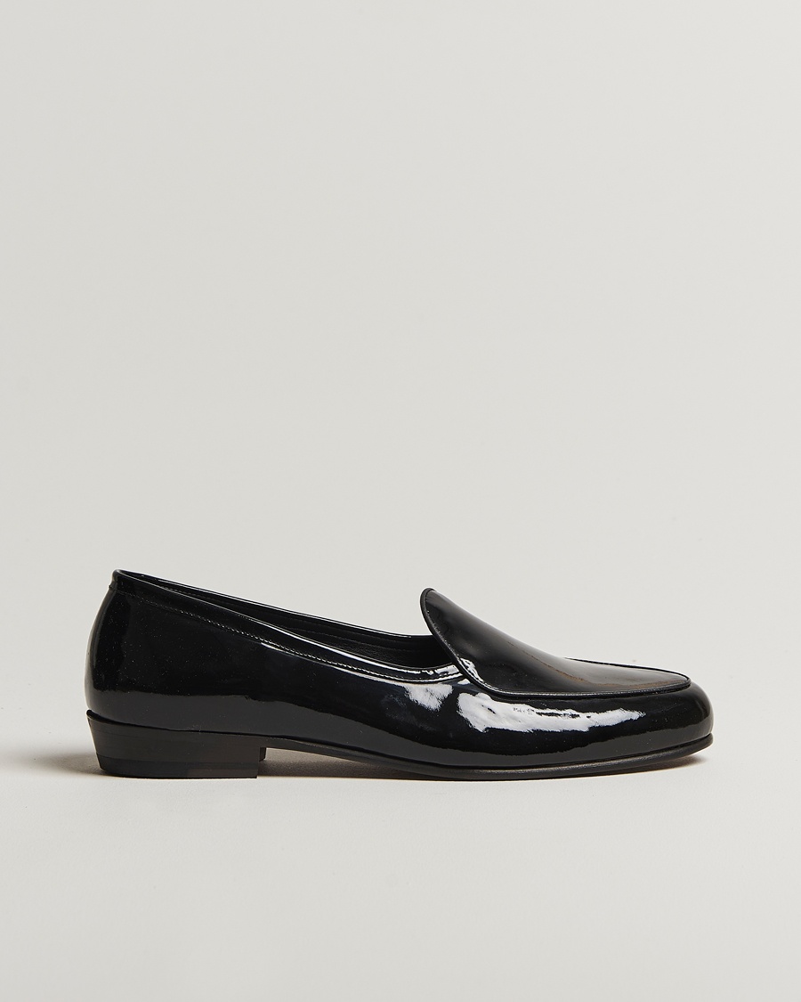 Myrqvist Ängby Patent Loafer Black – Negro