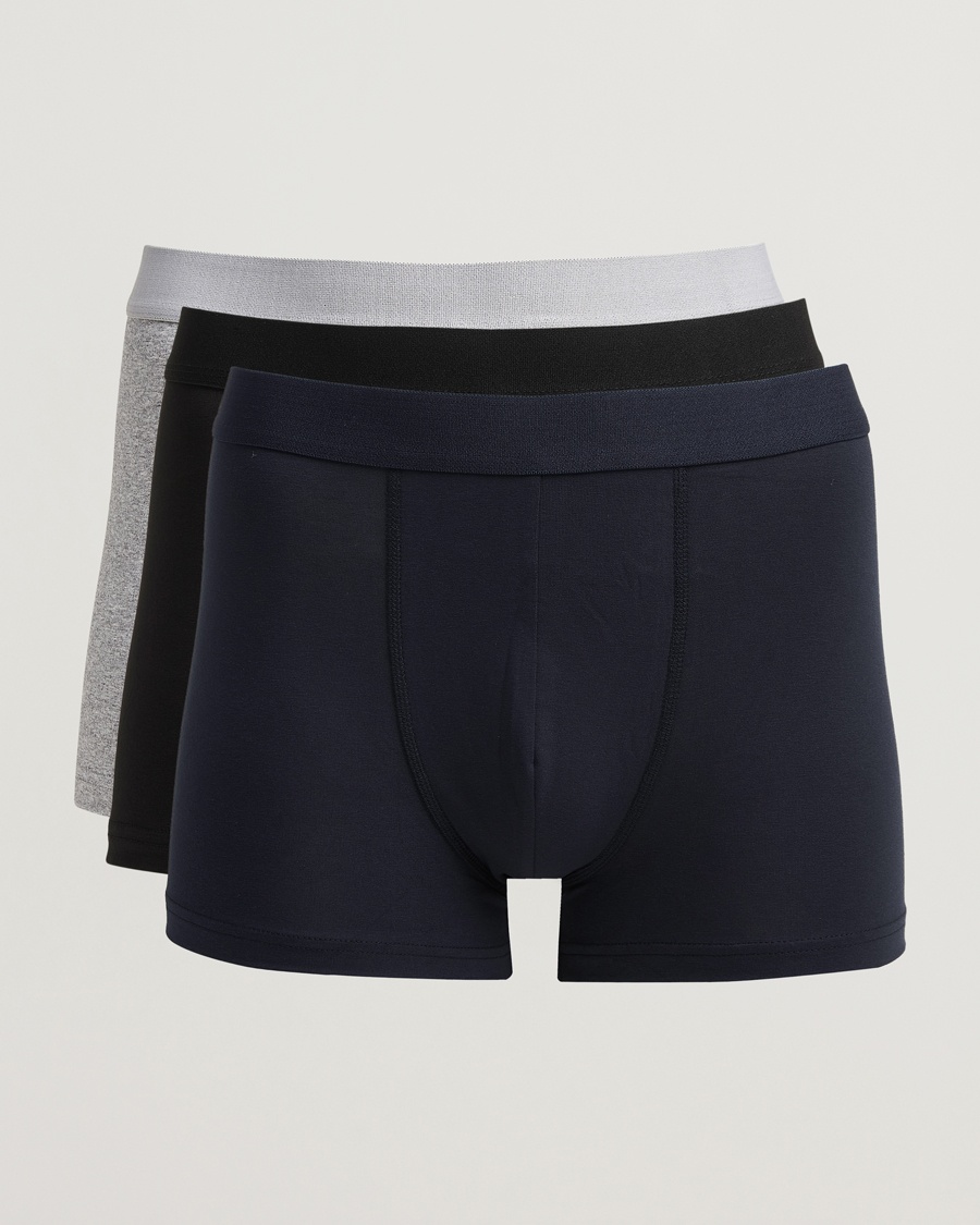 Bread & Boxers 3-Pack Boxer Brief Grey/Navy/Black – Azul