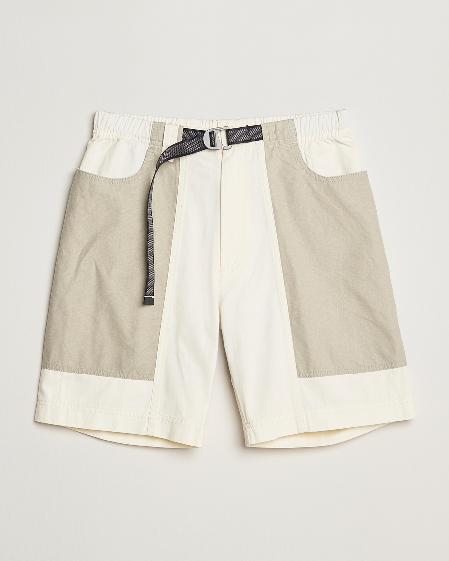 Sail Racing Breeze Cotton Twill Blocked Shorts Off White – Blanco