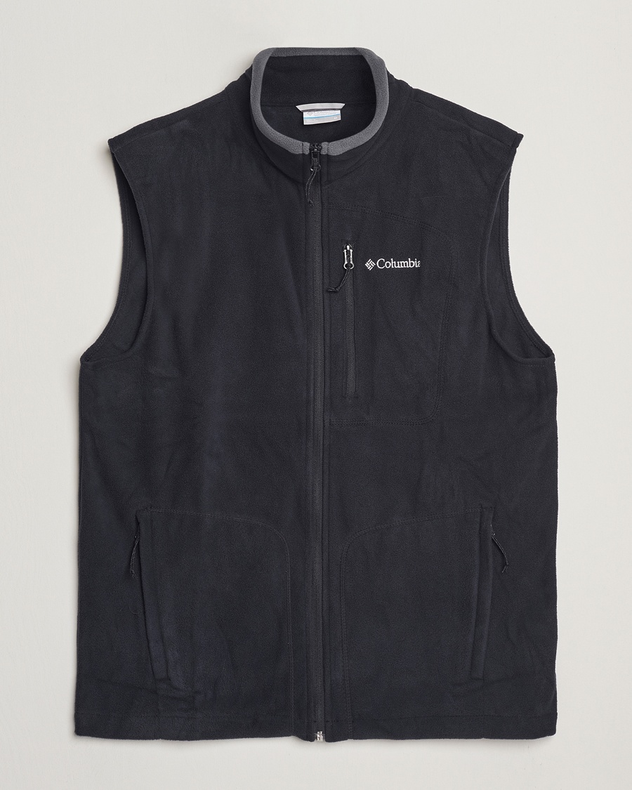 Columbia Fast Trek Full Zip Fleece Vest Black – Negro