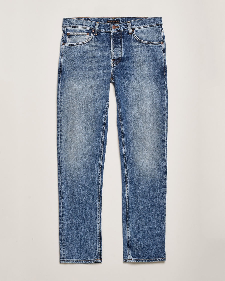 Nudie Jeans Solid Ollie Jeans Worn Vintage – Azul