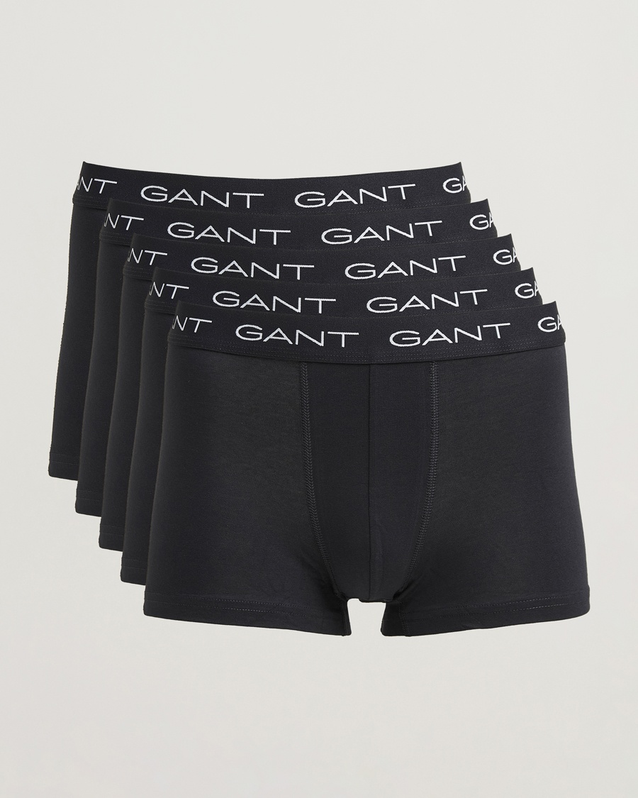 Gant 5-Pack Trunks Black – Negro