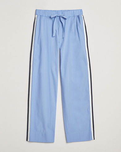 Tekla Grosgrain Stripes Pyjama Pants Cornflower Blue – Azul