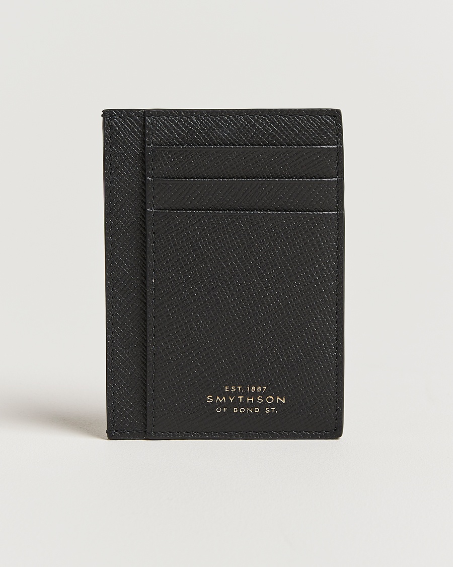 Smythson Panama 773 Cardholder Black – Negro