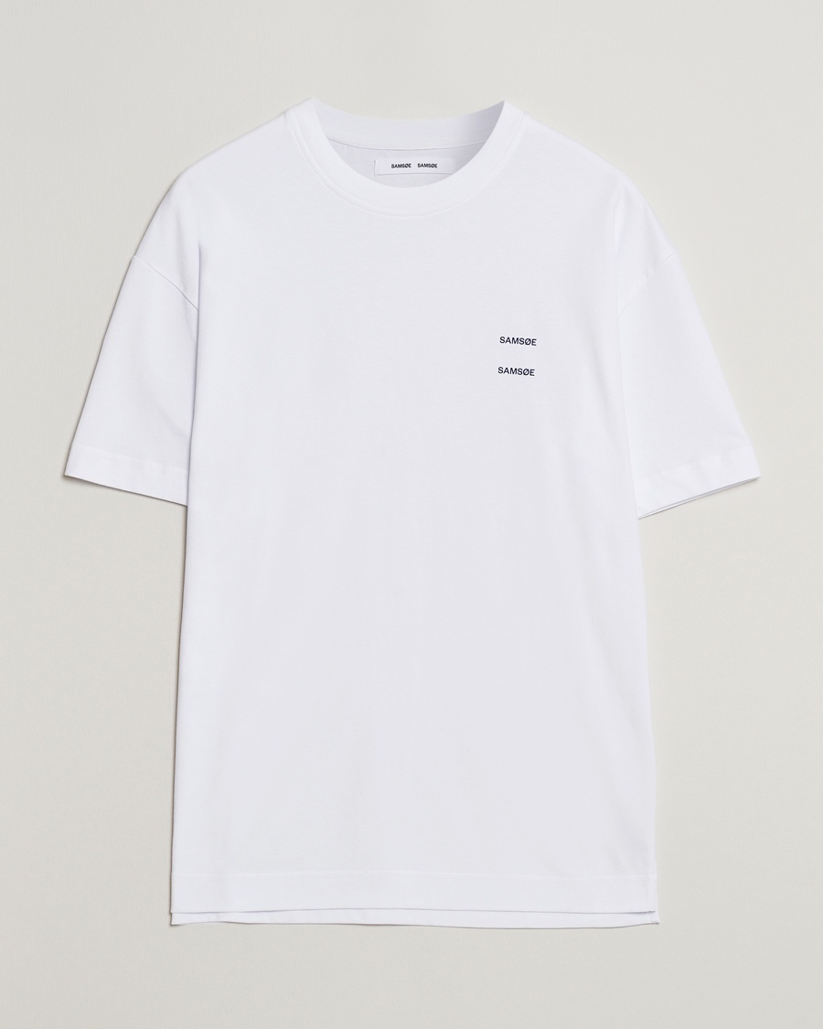 Samsøe Samsøe Joel Organic Cotton T-Shirt White – Blanco