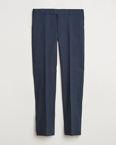 Morris Heritage Linen Suit Trousers Navy – Azul