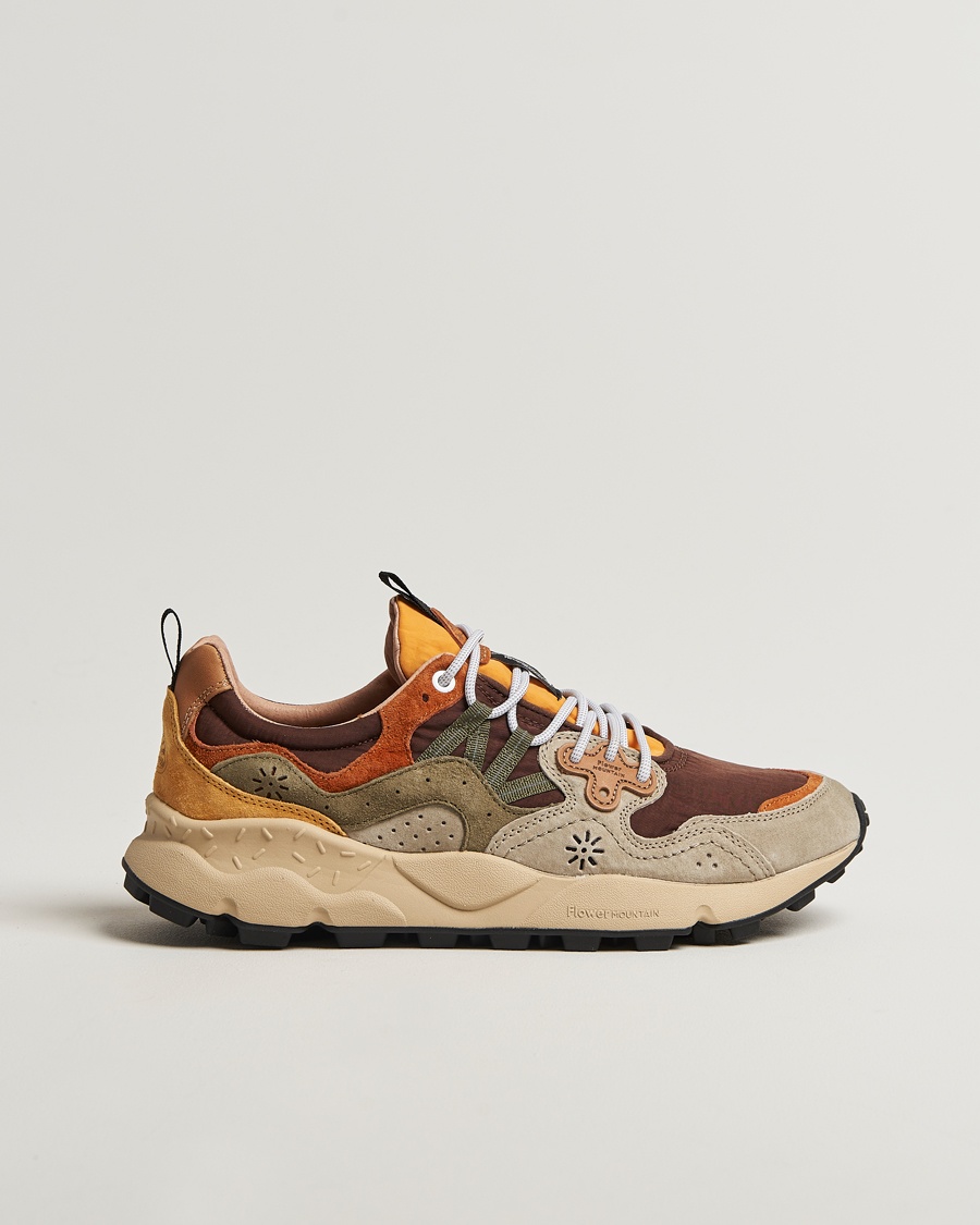 Flower Mountain Yamano 3 Suede/Nylon Sneaker Olive – Verde