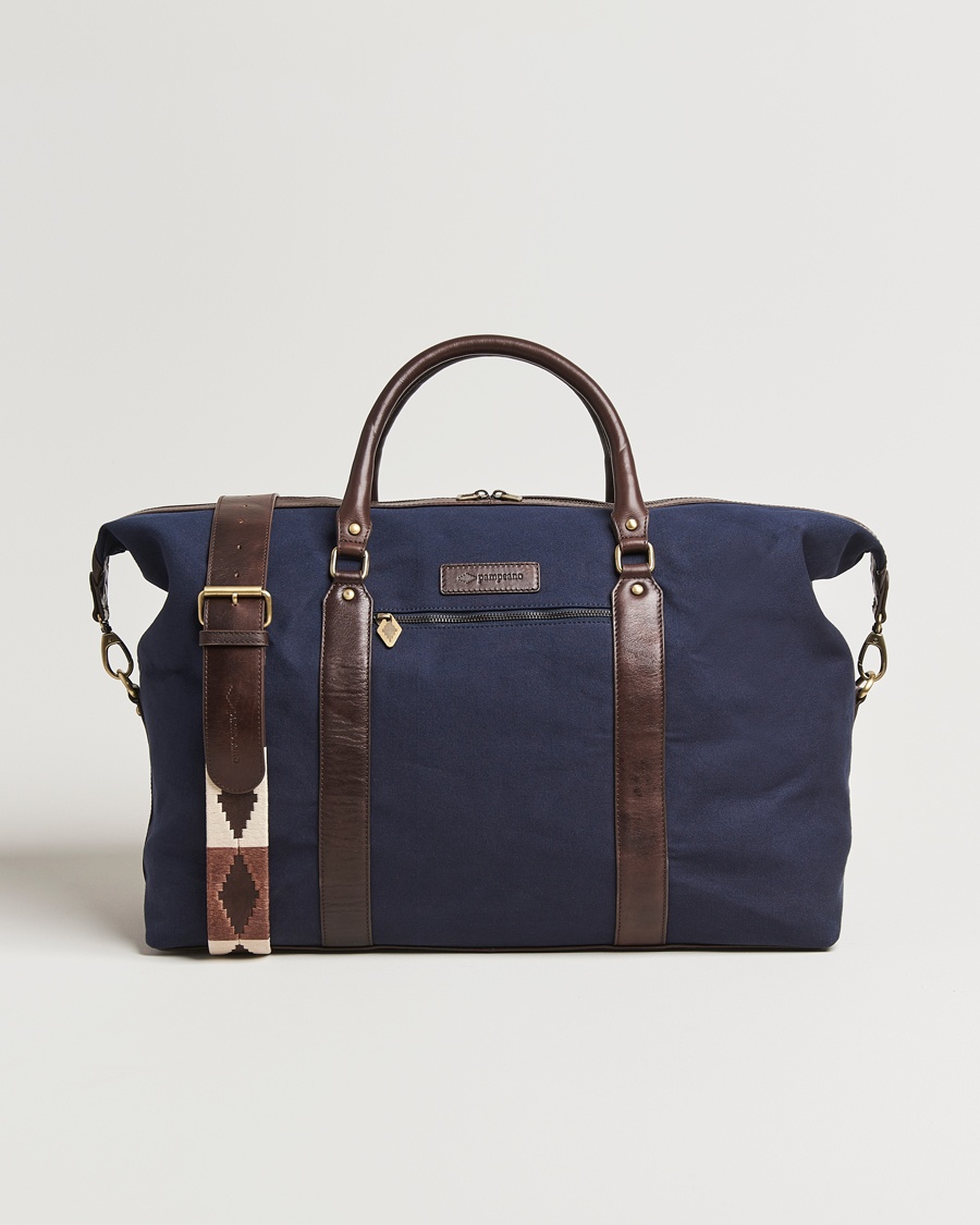 Pampeano Cabballero Large Canvas Weekend Bag Navy – Azul