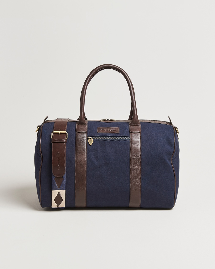 Pampeano Varon Small Canvas Weekend Bag Navy – Azul