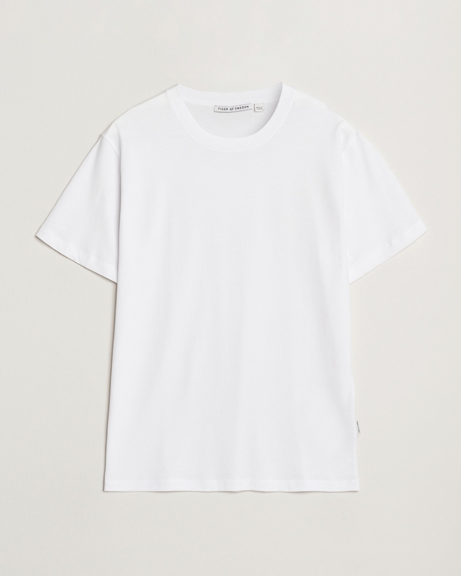 Tiger of Sweden Dillan Crew Neck T-Shirt White – Blanco