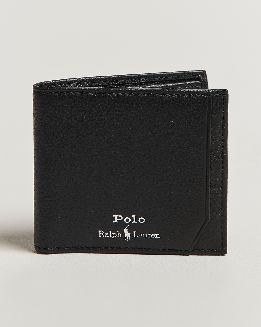 Polo Ralph Lauren Polo Ralph LaurenPebble Leather Billfold WalletBlack – Negro