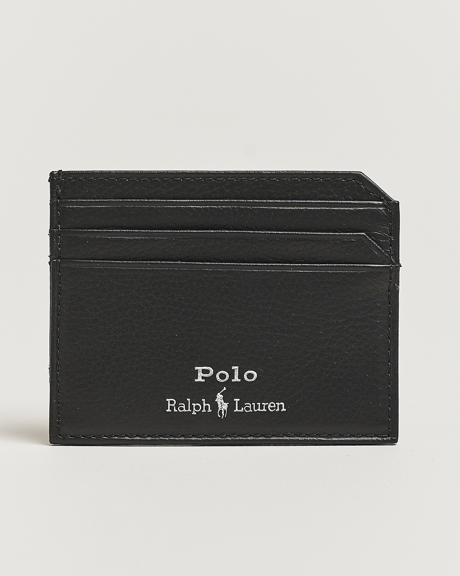 Polo Ralph Lauren Polo Ralph LaurenPebble Leather Card CaseBlack – Negro