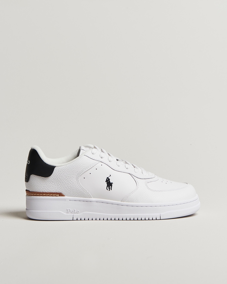Polo Ralph Lauren Masters Court Sneakers White/Black – Blanco