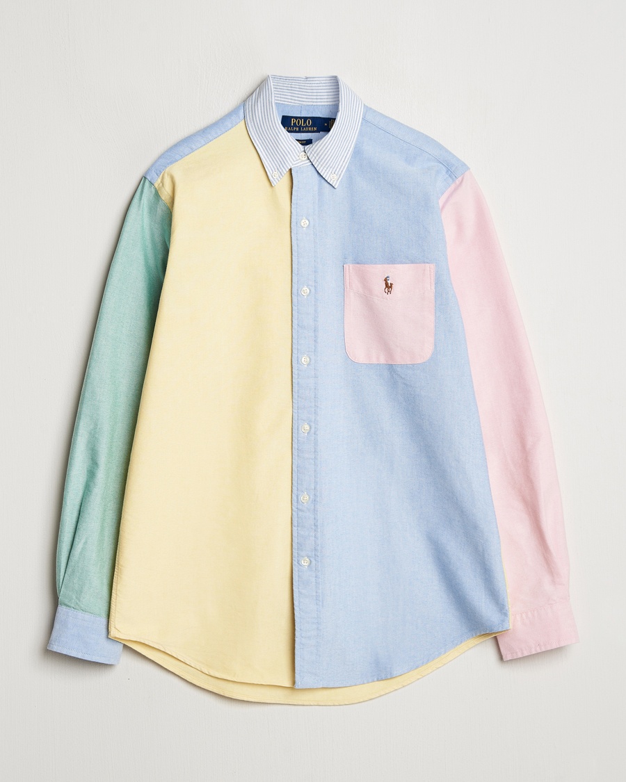 Polo Ralph Lauren Custom Fit Oxford Shirt Multi – Azul