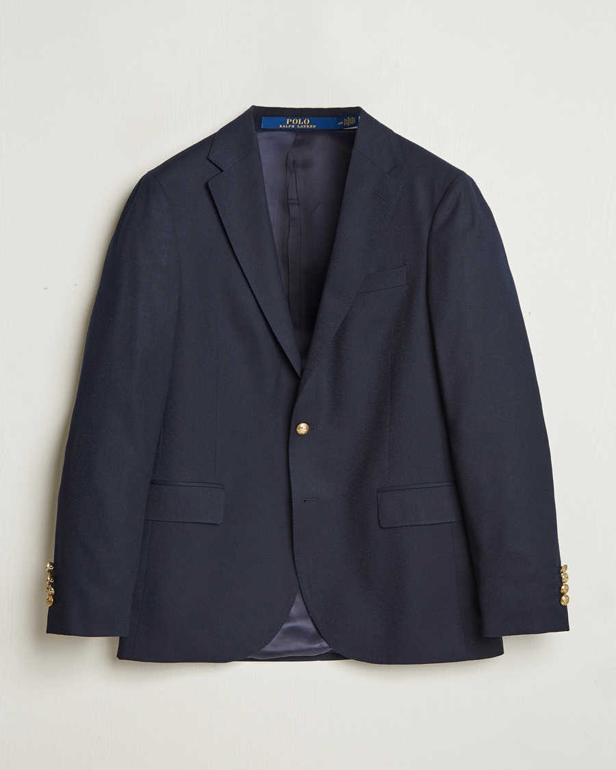 Polo Ralph Lauren Wool Single Breasted Sportcoat Navy – Azul