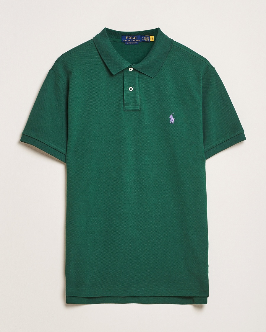 Polo Ralph Lauren Custom Slim Fit Polo New Forest – Verde