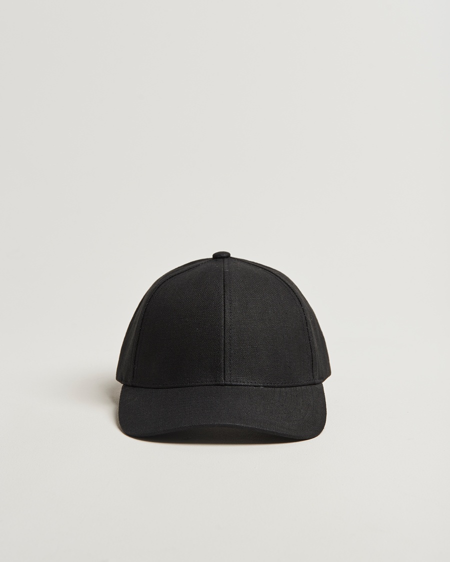 Varsity Headwear Linen Baseball Cap Licorice Black – Negro