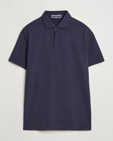 Charles Tyrwhitt Short Sleeve Cotton Pique Polo Navy – Azul