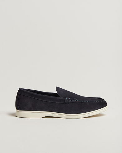Charles Tyrwhitt Suede Slip On Loafers Navy – Azul