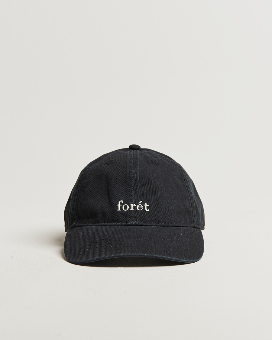 Forét Hawk Washed Cap Black – Negro