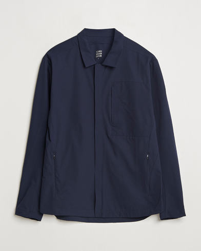 Scandinavian Edition Merge II Stretch Shirt Jacket Navy Blue – Azul
