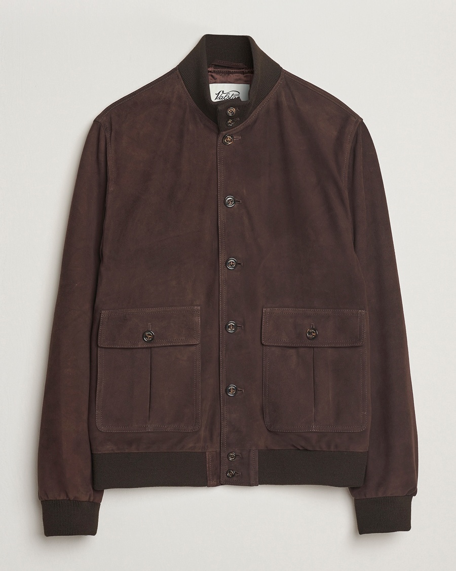 Valstar Valstarino Suede Jacket Dark Brown – Marrón