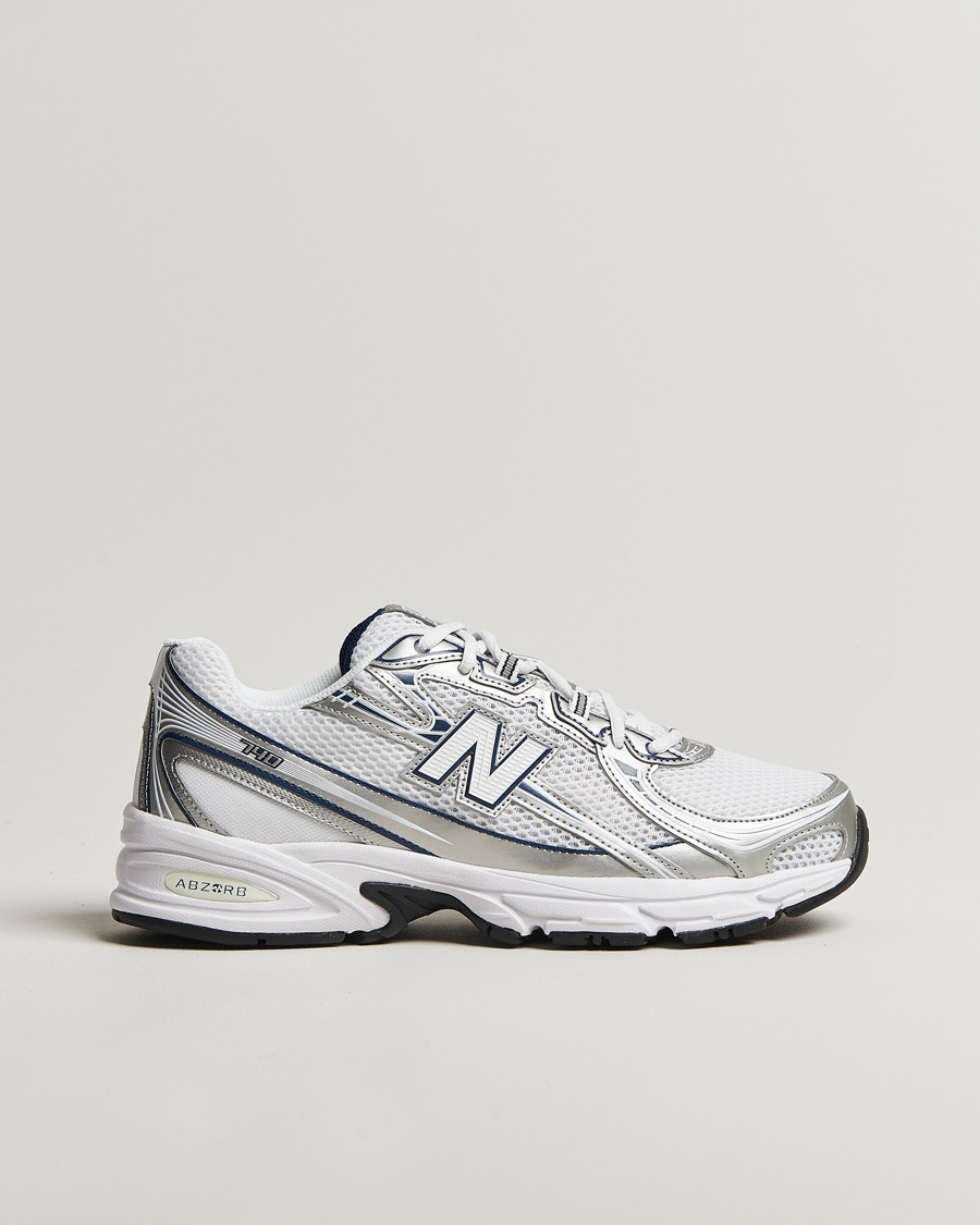 New Balance 740 Sneakers White/Navy – Blanco