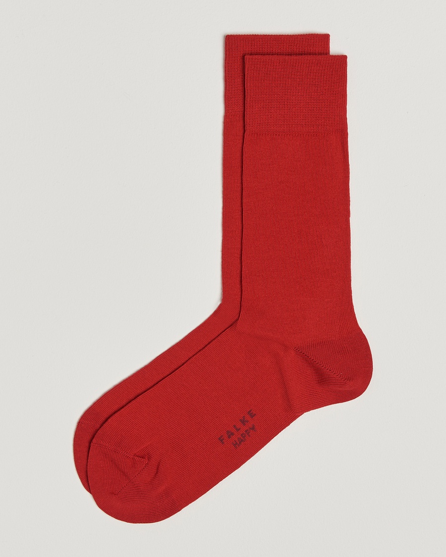 Falke Happy 2-Pack Cotton Socks Scarlet – Rojo