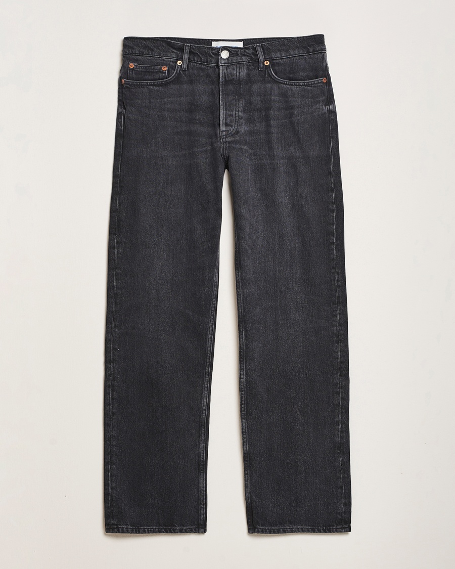 Samsøe Samsøe Eddie Regular Fit Jeans Black Blizzard – Negro
