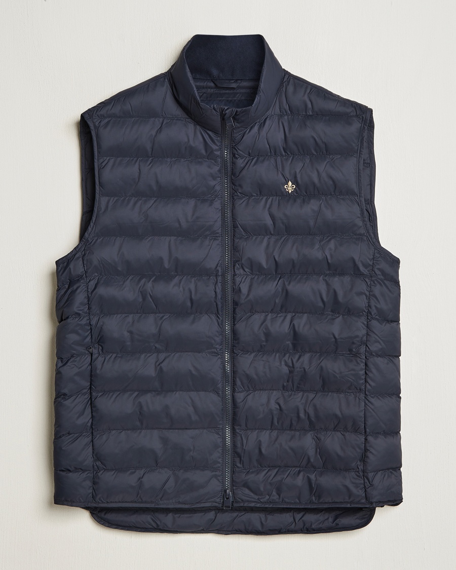 Morris Norfolk Liner Vest Navy – Azul