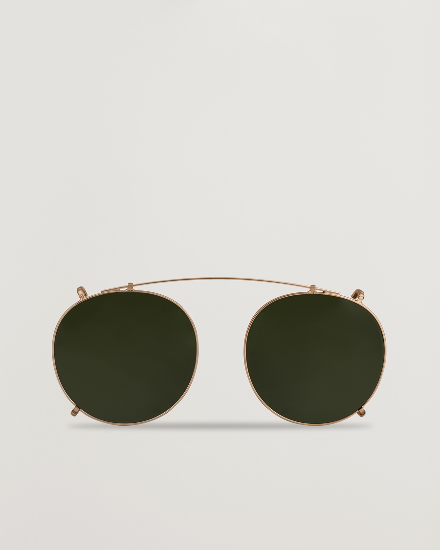 TBD Eyewear Clip-ons Gold/Bottle Green – Verde