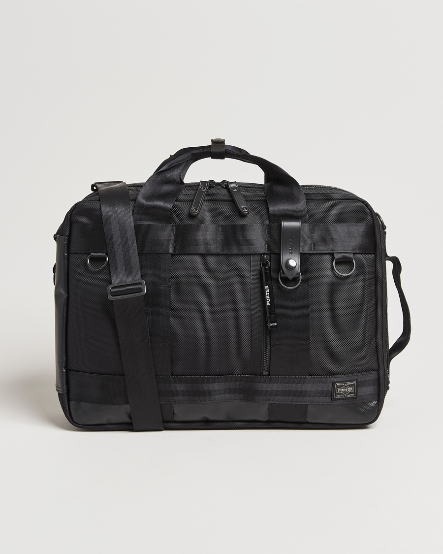Porter-Yoshida & Co. Heat 3Way Briefcase Black – Negro