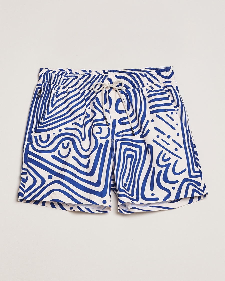OAS Printed Swimshorts Eldovado – Azul