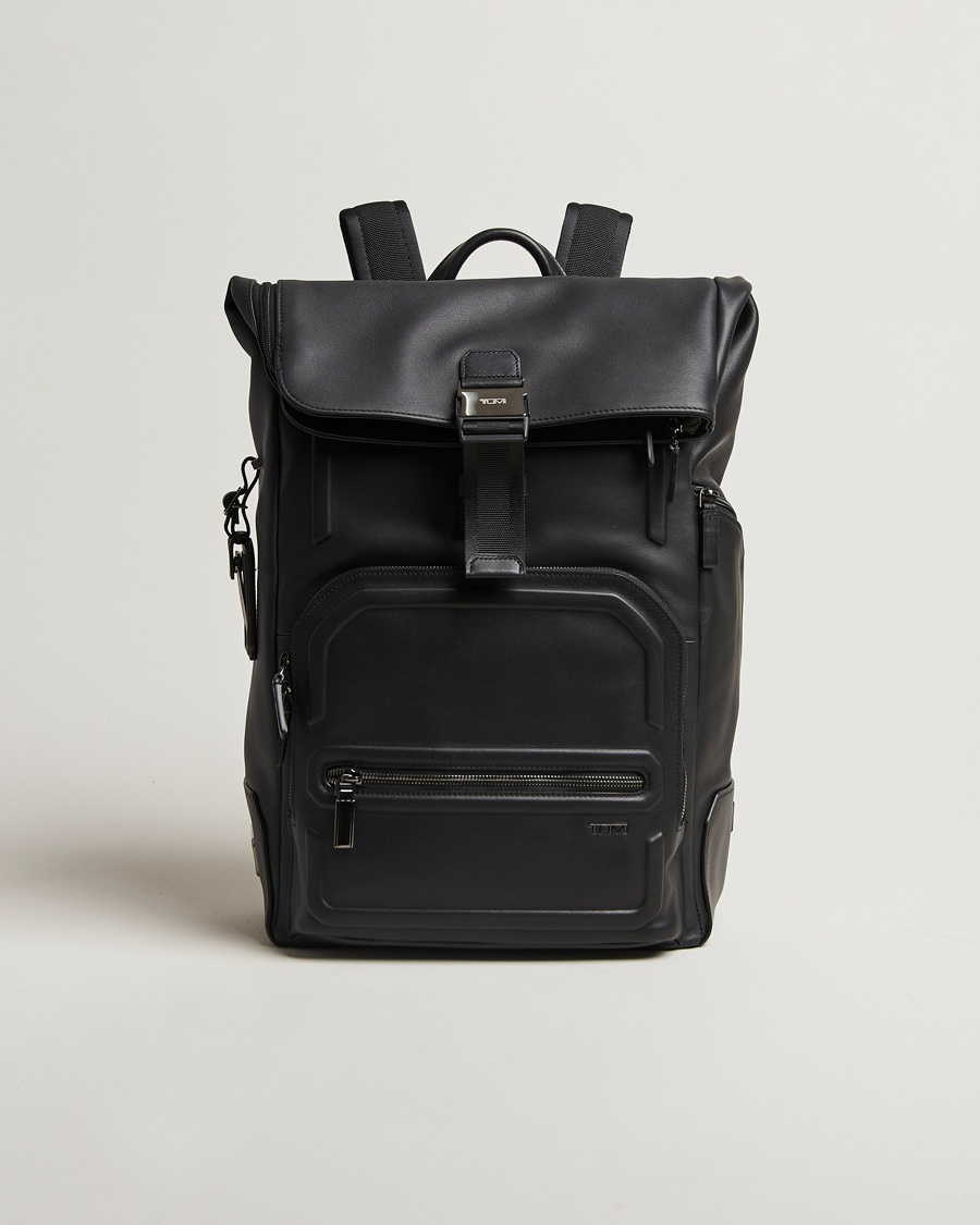TUMI Harrison Osborn Roll Top Backpack Black – Negro