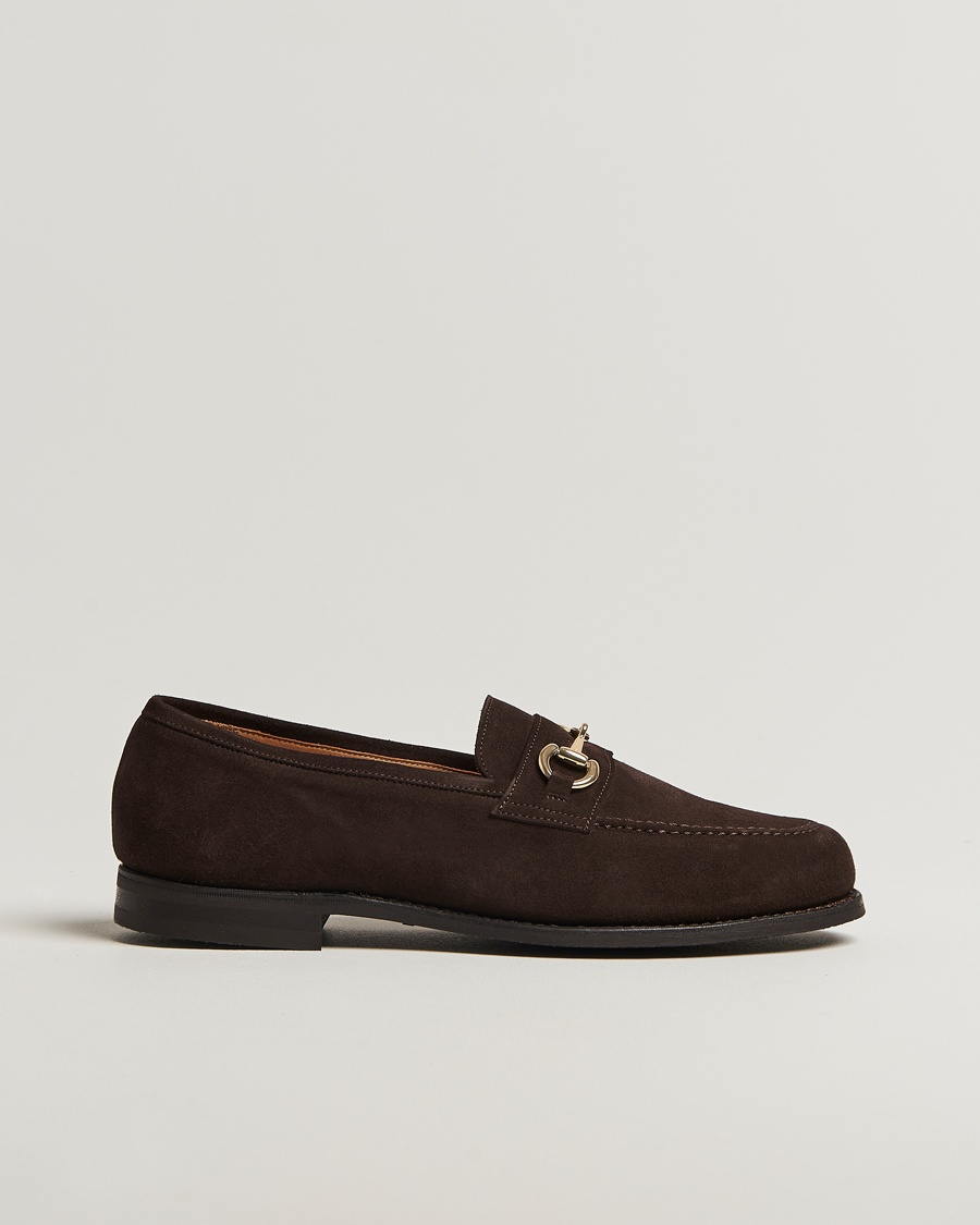 Myrqvist Karlberg Loafer Dark Brown Suede – Marrón