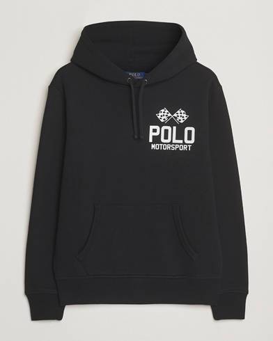 Polo Ralph Lauren RL Motorsport Hoodie Polo Black – Negro