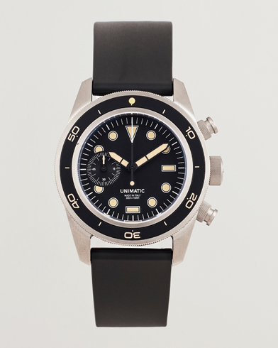 UNIMATIC U3 Heritage Chronograph Diver Black – Negro