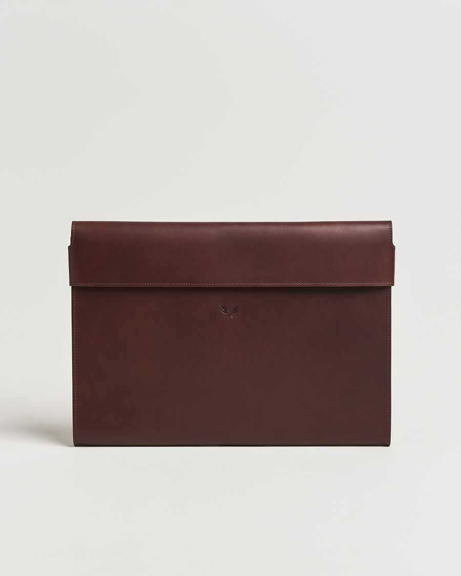 Bennett Winch Large Leather Folio Brown – Marrón