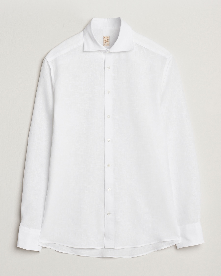Stenströms 1899 Linen Shirt White – Blanco