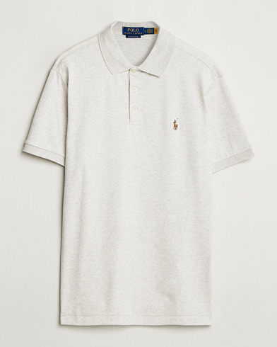 Polo Ralph Lauren Custom Slim Fit Cotton Polo State Heather – Gris