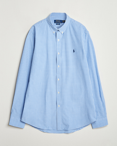 Polo Ralph Lauren Slim Fit Poplin Shirt Blue/Check – Azul