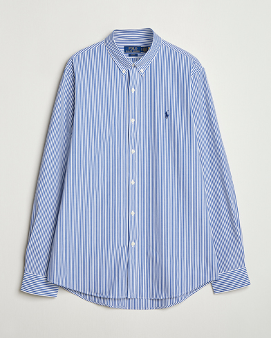 Polo Ralph Lauren Slim Fit Poplin Shirt Blue/White Bengal Stripe – Azul