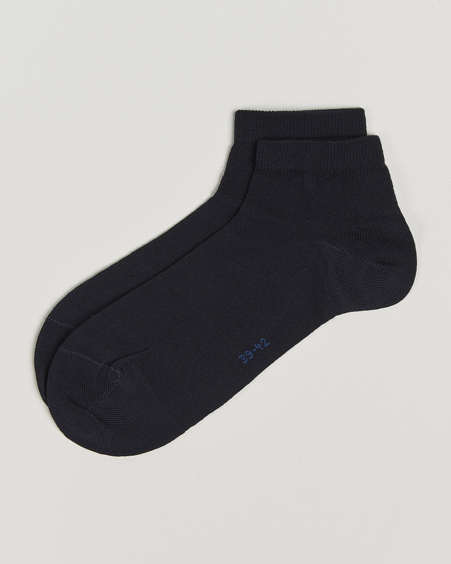 Falke Happy 2-Pack Cotton Sneaker Socks Dark Navy – Azul