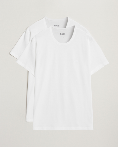 BOSS BLACK 2-Pack Relaxed Fit Crew Neck T-Shirt White – Blanco
